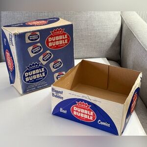 VINTAGE DUBBLE BUBBLE GUM BOX - EMPTY